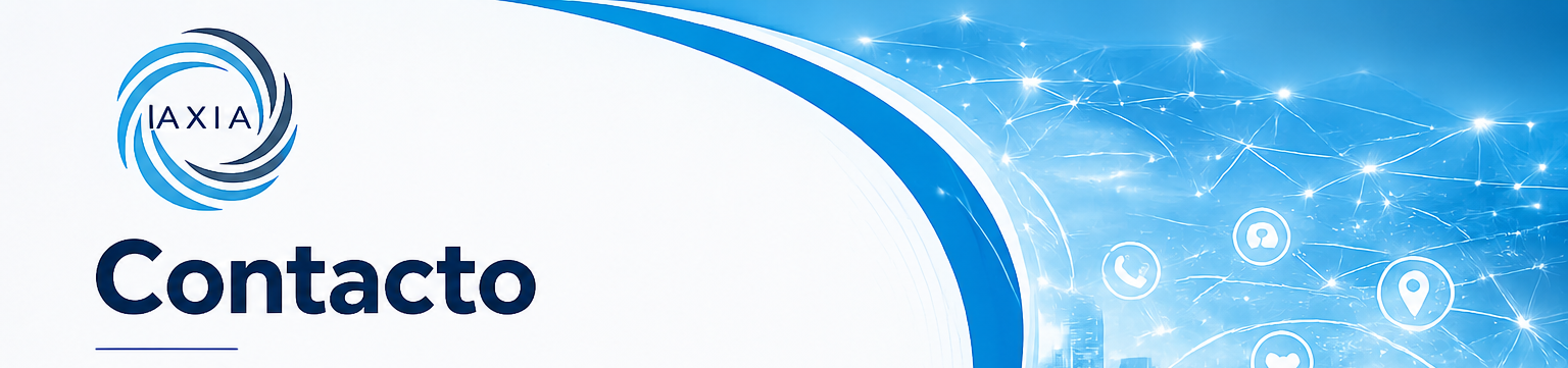 Banner de contacto de Axia Comunicaciones
