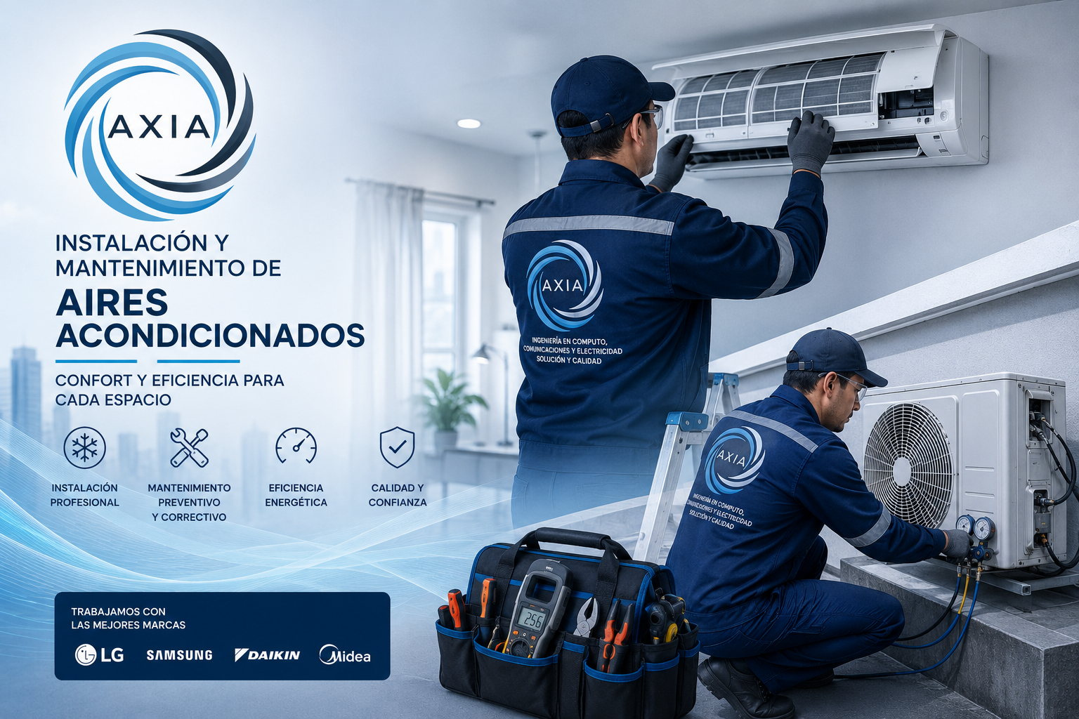 Servicio de instalación y mantenimiento de aires acondicionados